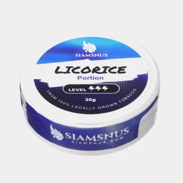 Siamsnus Licorice Portion snus can